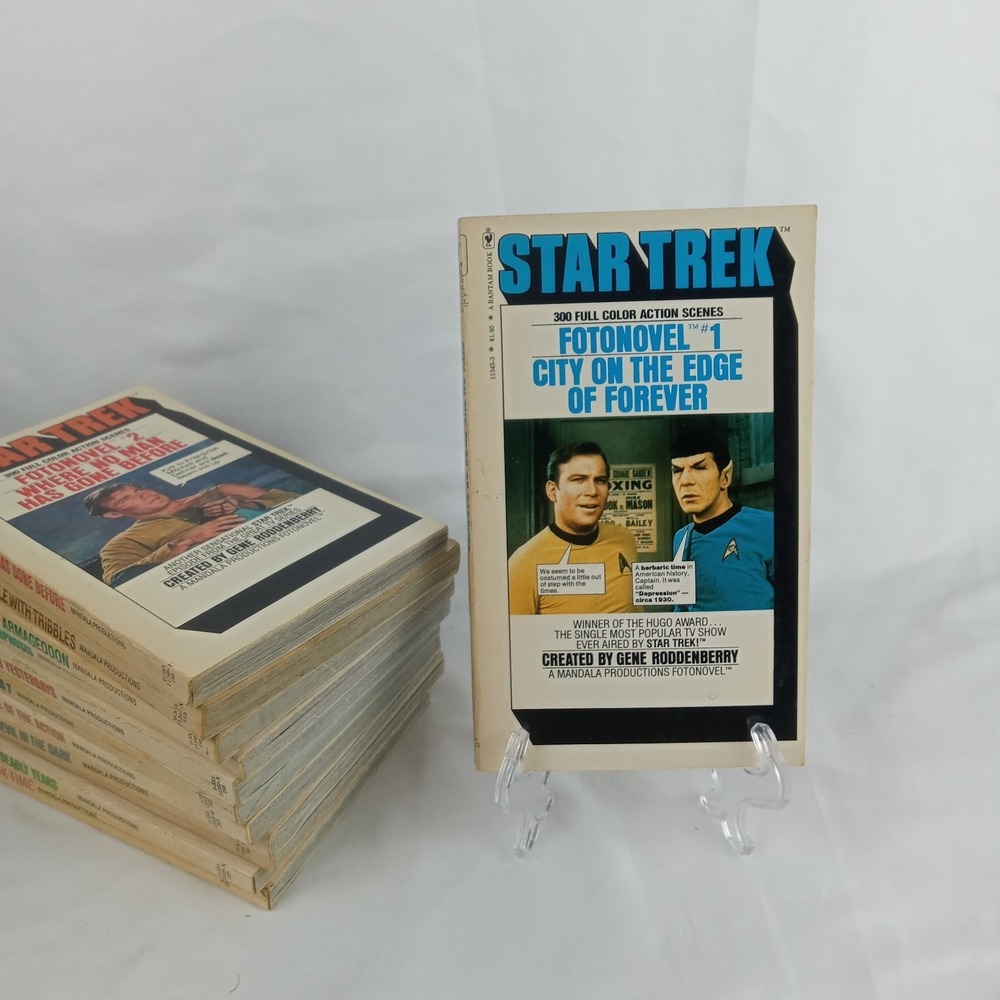 Star Trek Fotonovel Complete Set 1–12. Vintage Bantam Books. Full Color Photo